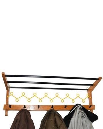 Kapstok - Danish Design - Hout, Staal, Teak, Metaal, Rubber