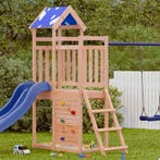 vidaXL Speeltoren Bruin 110,5 x 52,5 x 215cm Massief Douglas, Verzenden, Nieuw