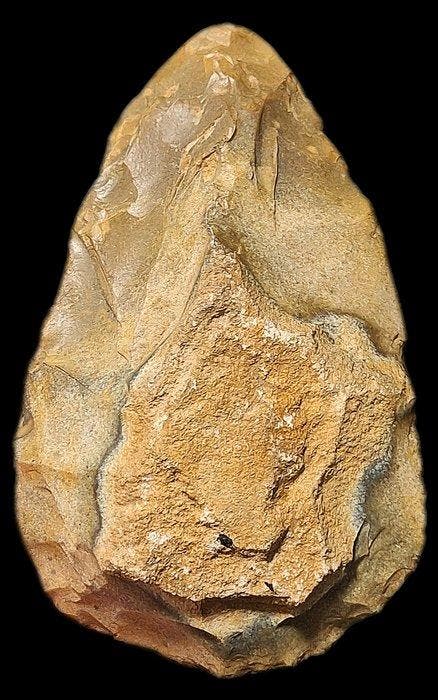 Paleolithisch Vuursteen Bifaciaal Mousterien gereedschap van, Collections, Minéraux & Fossiles