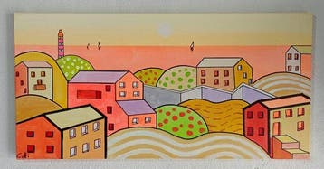 L. Cotti (1987) - Il borgo dei colori sospesi