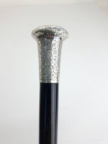 J. Howell & Co Ltd Staf - Wandelstok - .925 zilver -, Antiek en Kunst