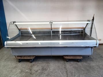 Koeltoonbank – B258 x D128 x H116 cm – zonder motor, Nieuw
