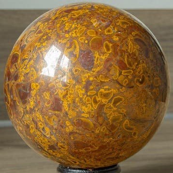 Fruit Jasper - Hoogte: 11 cm - Breedte: 11 cm- 2003 g