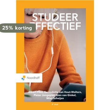Studeer effectief / Vast Boek / Hoger onderwijs reeks, Verzenden, Gelezen, Bernadette van Hout-Wolters