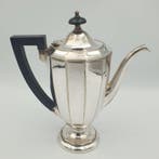 Koffiepot - Verzilverd, Bakeliet - Art Deco