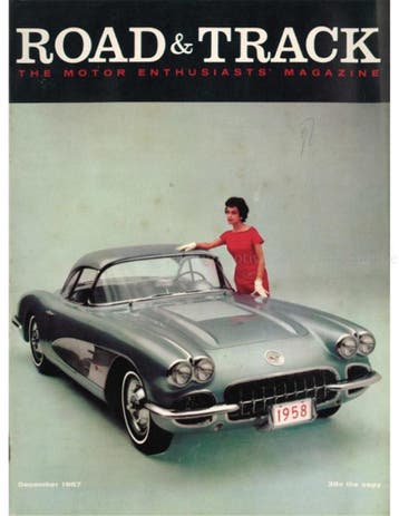 1957 ROAD AND TRACK MAGAZINE DECEMBER ENGELS, Nieuw