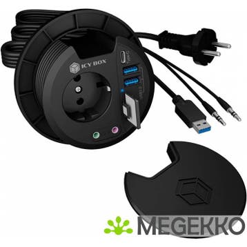 ICY BOX IB-HUB1430-CR USB 3.2 Gen 1 (3.1 Gen 1) Type-A 5000, Verzenden