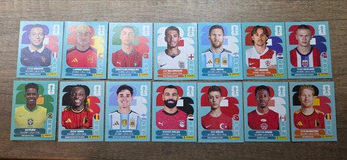 2026 Panini World Cup Messi, Ronaldo, Yamal, Modric, Mbappe,, Collections, Autocollants
