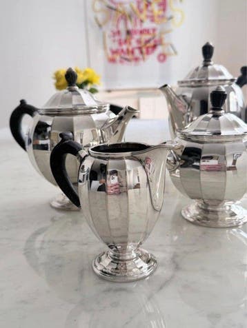 Christofle - Theeservies (5) - Verzilverd