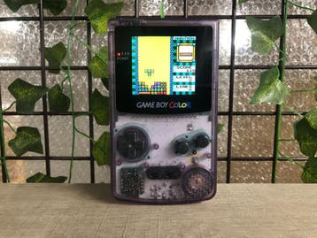 Gameboy Color IPS Backlight Transparent Purple Edition, Games en Spelcomputers, Spelcomputers | Nintendo Game Boy, Verzenden, Nieuw