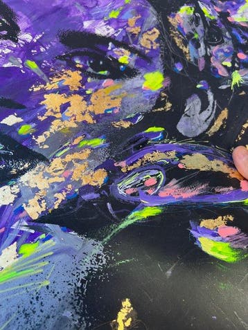 JM Robert - Sans titre Sérigraphie unique, Antiek en Kunst