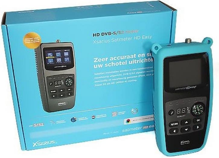 Xsarius Satmeter HD Easy, TV, Hi-fi & Vidéo, Antennes paroboliques, Enlèvement ou Envoi