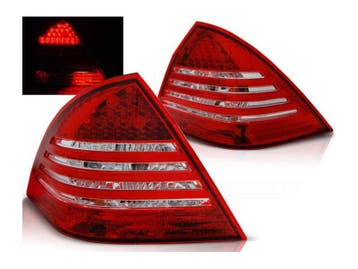 LED achterlichten Red White geschikt voor Mercedes C-klasse, Verzenden