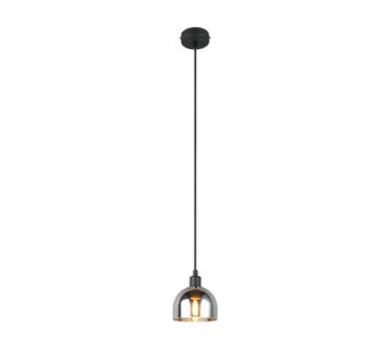 Trio MOLLY hanglamp | E14 Fitting | mat zwart met verchroomd, Verzenden, Nieuw
