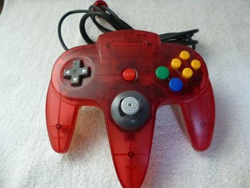 Nintendo - N64 - Nintendo 64 Controller Clear Red & Yellow, Games en Spelcomputers, Nieuw