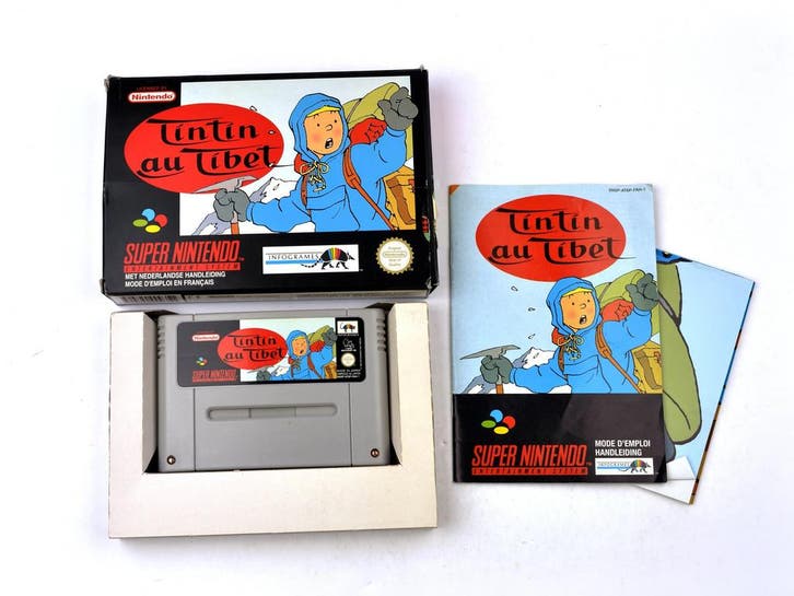 TinTin au Tibet [Super Nintendo], Consoles de jeu & Jeux vidéo, Jeux | Nintendo Super NES, Envoi