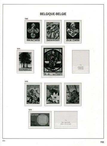 Belgique 1970/1984 - Accessoires : album Davo LX partie III
