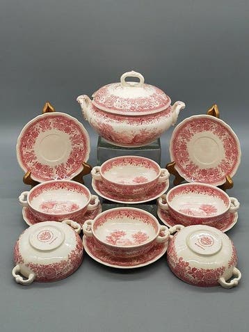 Villeroy & Boch - Eetservies - Burgenland Suppenset – Red