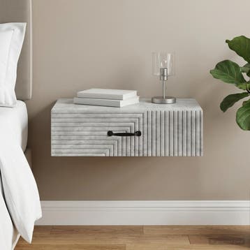 vidaXL Wandgemonteerde Zijtafel 59 x 34,5 x 17 cm Bewerkt, Verzenden