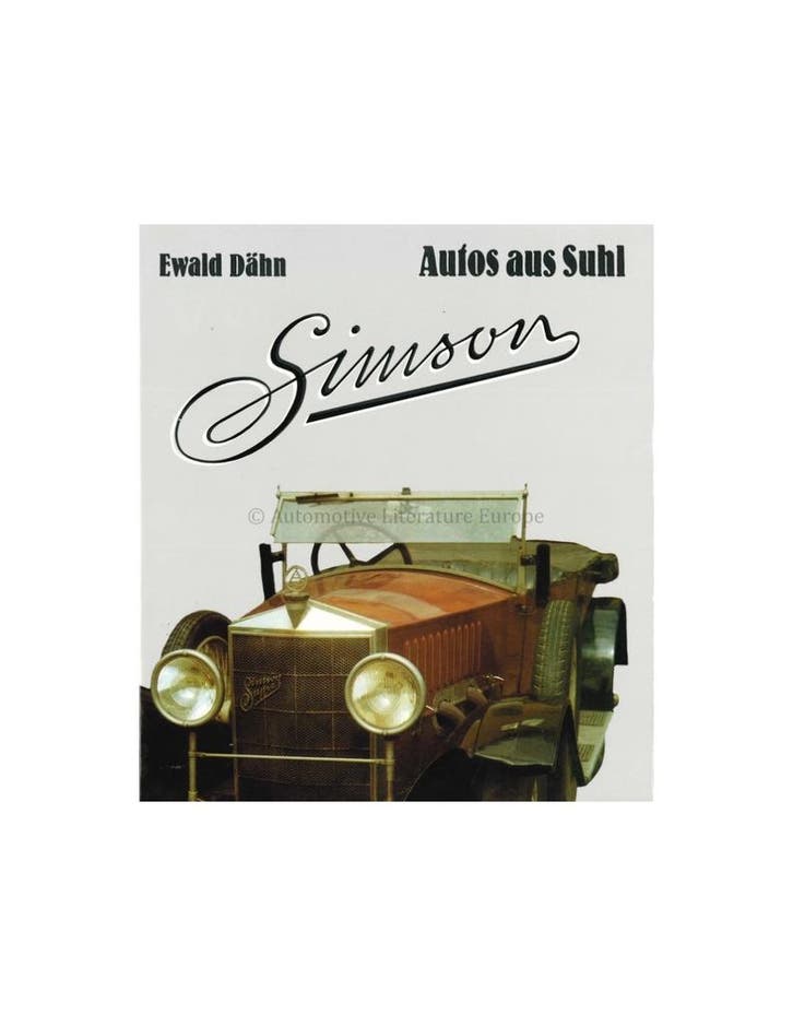 SIMSON, AUTOS AUS SUHL, Boeken, Auto's | Boeken, Ophalen of Verzenden
