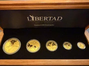 Mexico. 2015, Libertad Gold Serie, Box & COA, Banco de