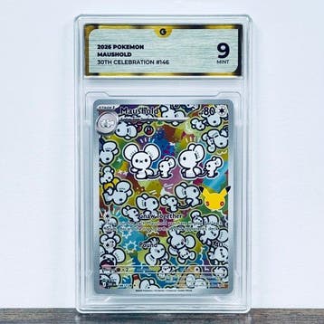 Pokémon Graded card - Maushold 146 - 30th Anniversary –