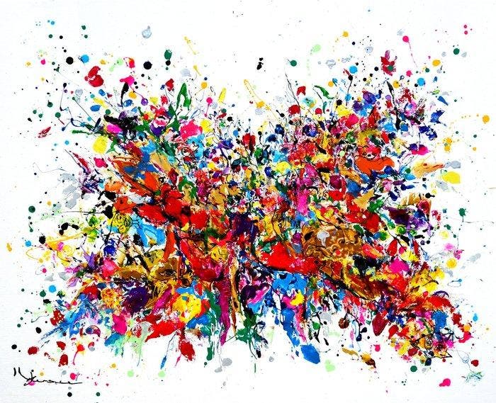 Kspersee - Hide and seek -XXL, Antiek en Kunst, Kunst | Schilderijen | Modern