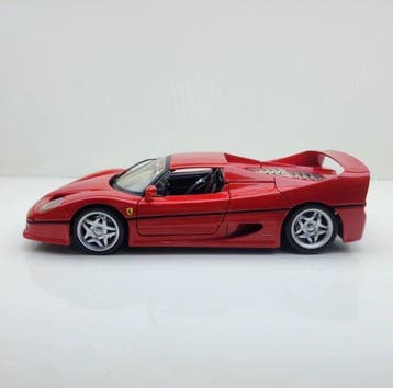 Hot Wheels 1:18 - Modelauto - Ferrari F50 - Hot Wheels 100%, Nieuw