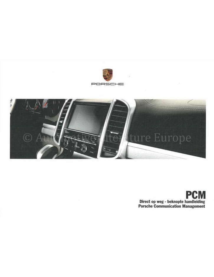 2015 PORSCHE PCM VERKORT INSTRUCTIEBOEKJE NEDERLANDS, Autos : Divers, Modes d'emploi & Notices d'utilisation