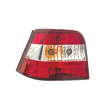 FEUX ARRIÈRE POUR VOLKSWAGEN VW GOLF 4 97-03 ROUGE CHROMÉ, Verzenden