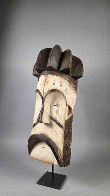 Houten masker - Giftand - Gabon (Zonder minimumprijs)