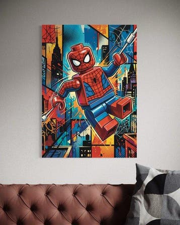 ANDSAL - Spider Man Pop Art - LEGO World Special Limited, Kinderen en Baby's, Speelgoed | Duplo en Lego, Nieuw