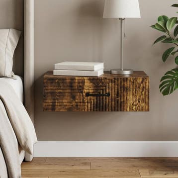 vidaXL Wandgemonteerde Zijtafel 59 x 34,5 x 17 cm Bewerkt, Verzenden