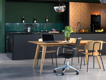 Vergaderstoelen ruim aanbod uit voorraad leverbaar!, Huis en Inrichting, Verzenden, Zwart, Nieuw, Bureaustoel