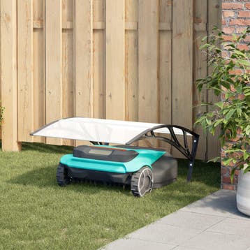 vidaXL Robotmaaiergarage Zwart 80x101x46 cm, Verzenden