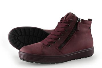 Ecco Veterboots in maat 37 Rood, Kleding | Dames, Schoenen, Ecco, Verzenden, Overige typen, Zo goed als nieuw