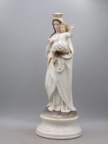 Vieux Bruxelles (attr) - Figuur - Madonna and child -