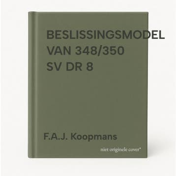 BESLISSINGSMODEL VAN 348/350 SV DR 8 9789038708751, Verzenden, F.A.J. Koopmans