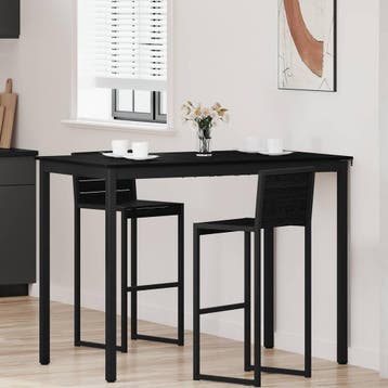 vidaXL Staande Bartafel Bewerkt hout Rechthoekig, Verzenden