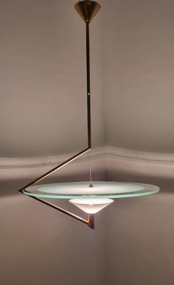 Fontana Arte - Daniela Puppa - Plafondlamp - Glas, Metaal