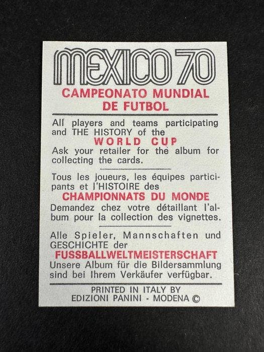 1970 Panini World Cup Mexico 70 - History: Leonidas (1938) -, Collections, Autocollants