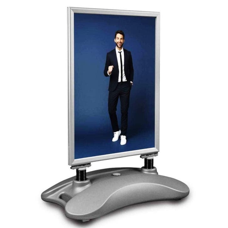Stoepbord | HAMPTON | Grijs | Kliklijst (A1) |, Articles professionnels, Horeca | Équipement de cuisine, Envoi