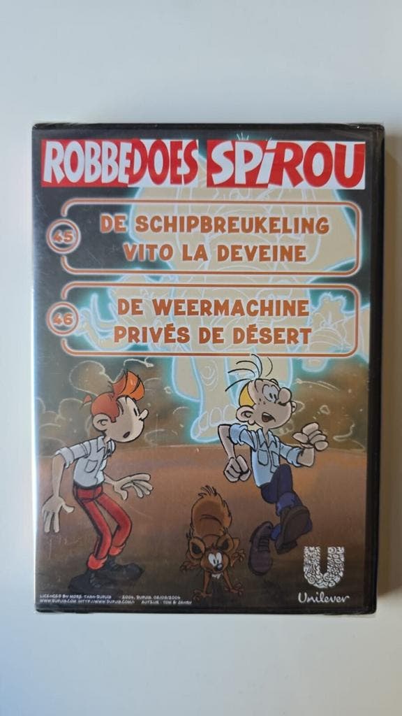 ROBBEDOES SPIROU DE SCHIPBREUKELING / DE WEERMACHINE (IN, Cd's en Dvd's, Dvd's | Overige Dvd's, Gebruikt