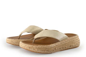 Fitflop Slippers in maat 37 Beige, Slippers, Verzenden, Beige, Zo goed als nieuw