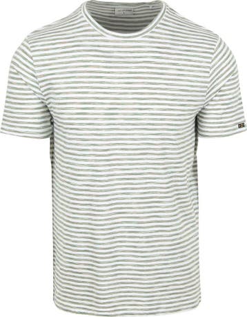 No Excess Stripes T-Shirt Green maat Maat 52/54 (L) Heren, Maat 52/54 (L), Verzenden, Nieuw, No Excess