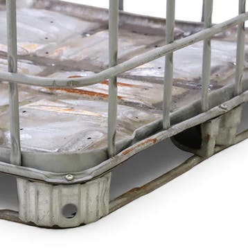 Gebruikte IBC Container IBC frame met stalen pallet, Tuin en Terras, Ophalen of Verzenden, Gebruikt