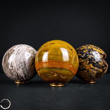 Ozeanjaspis-Kugel – Une œuvre dart naturelle unique avec, Verzamelen