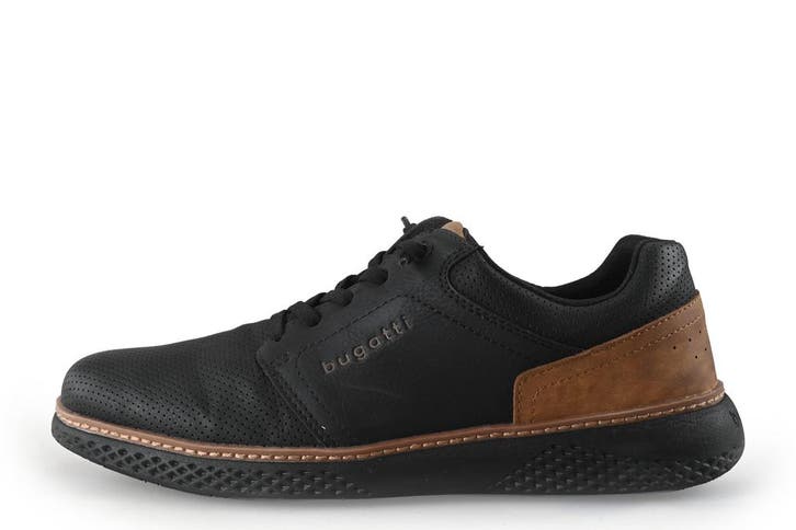 Bugatti Veterschoenen in maat 43 Zwart, Kleding | Heren, Schoenen, Zwart, Zo goed als nieuw, Veterschoenen, Verzenden