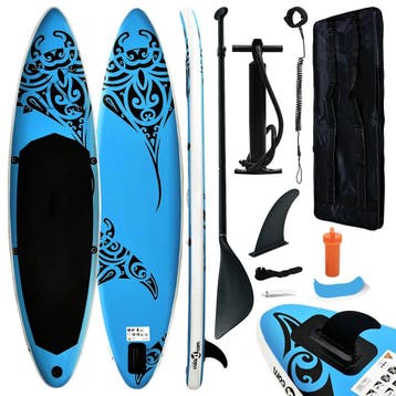 vidaXL Stand Up Paddleboardset opblaasbaar 305x76x15 cm, Verzenden