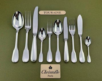 Christofle - Tafelservies voor 12 (127) - Touraine -